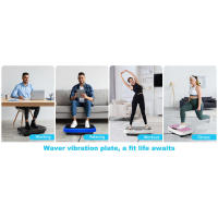 Hine de ejercicio Drenaje linfático Pérdida de peso, SoftGym Power 300-400 Lbs Capacidad Plataforma de entrenamiento para todo el cuerpo, Vibración Waver - details 2
