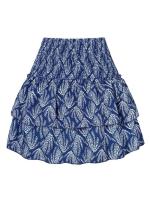 Ral plisado corto para mujer, falda Vintage de cintura alta con volantes, vestido bohemio de vacaciones para mujer - details 5