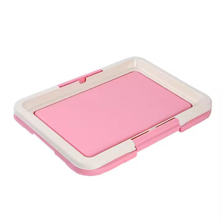 Caja de Arena Portátil para Perros, Baño de Entrenamiento para Mascotas Pequeñas, Uso Interior - 1