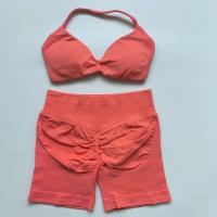 Conjunto de Gimnasio de Impacto para Mujeres Top de Cintura Alta, Bra de Yoga sin Costuras, Pantalones de Entrenamiento Conjunto Deportivo de 2 Piezas - details 4