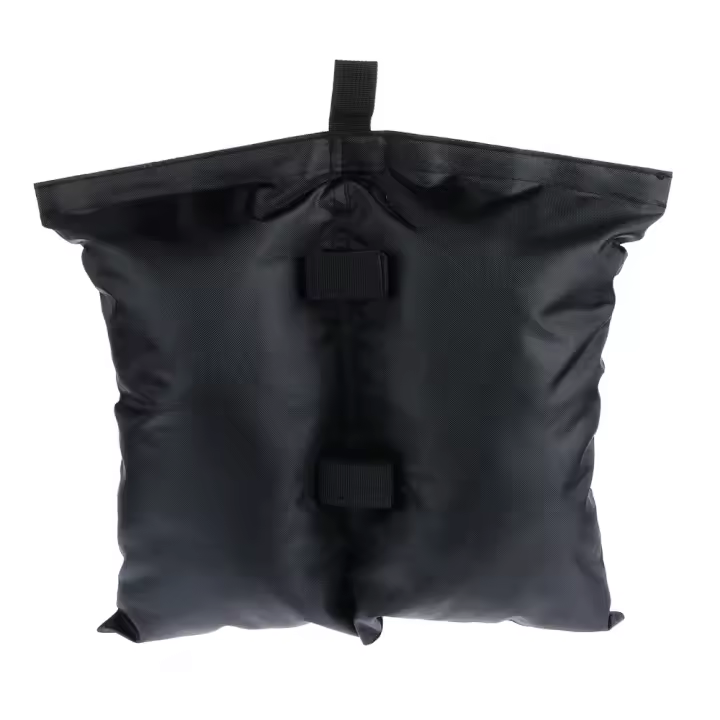 Bolsas de arena para tienda de campaña Oxford, fijación de bolsa de arena, soporte de toldo de fijación negro, soporte de bolsa de arena ponderada para acampar al aire libre - 1