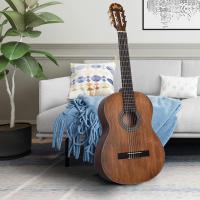 Guitarra Clásica 4/4 Adulto, Guitarra Clásica para Principiantes 39 Pulgadas, Color Marrón - details 6