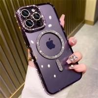 Funda Transparente de Diamante para iPhone Carga Inalámbrica Magnética Accesorios de Electrónica - details 8