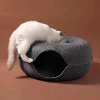 Cesta divertida para casa, cama para gato, túnel, Donut, nido para gato, suministros para mascotas - details 5