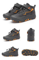 Botas de senderismo tobilleras de marca para niños, zapatillas de senderismo antideslizantes, calzado de escalada de montaña al aire libre, calzado deportivo Unisex para niños - details 36