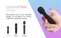 Femenino Mini AV Palo Vara Vibrator Juguete Sexual Masajeador portátil inalámbrico poderoso para tejido profundo Herramienta de masaje eléctrico adulto - details 7