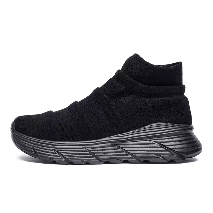 Zapatos para caminar para hombre, ligeros, transpirables, de malla, para correr, sin cordones, zapatillas de deporte de moda - 1
