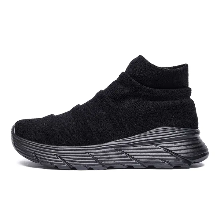 Zapatos para caminar para hombre, ligeros, transpirables, de malla, para correr, sin cordones, zapatillas de deporte de moda - 1