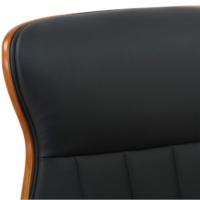 Silla de oficina ergonómica en simil cuero y base con ruedas I Silla de escritorio regulable en altura - details 2