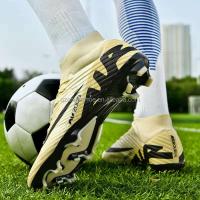 Venta al por mayor de zapatos de fútbol para hombre de diseño de marca, botas de fútbol transpirables, botas de goma para niños para primavera y otoño, deportes al aire libre disponibles en EE. UU. - details 2