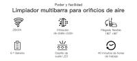 aspiradora inalámbrica W400, aspirador de pie automático, Varita flexible de 180 ° , palo ligero 6 en 1, potente con 25kPa - details 4