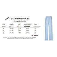 BUNO-Pantalones de encaje a rayas para mujer, Pantalones rectos de pierna ancha con cintura elástica y cordón, ropa de calle holgada para primavera y verano, pantalones de chándal informales - details 2