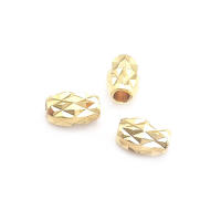 Cuentas de Brass Doradas de 18K Diseño Ovalado Cilíndrico Suministros para Hacer Joyería DIY - details 52