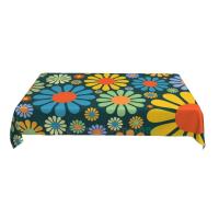 Mantel rectangular Hippie wer para fiesta, manteles impermeables para mesa de comedor, cocina, decoración del hogar - details 73