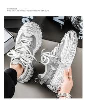 Hombres 2025 primavera y verano nueva malla de moda transpirable deportes ligeros suela suave papá popular versátil zapatos casuales. - details 8