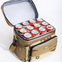 Bolsa térmica táctica de alta capacidad para hombre, fiambrera con aislamiento para exteriores, bolsa de almuerzo duradera con aislamiento a prueba de fugas para trabajo, comida Ca - details 3