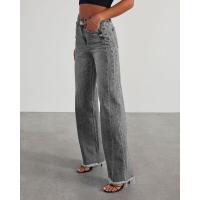Pantalones vaqueros de cintura alta para mujer moda coreana Haruku Cowboy calidad R pantalones - details 9