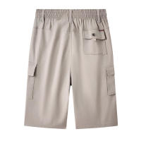 Pantalones Cortos Deportivos para Hombres CHAIFENKO Algodón Ligero y Versátil con Múltiples Bolsillos Moda de Verano Casual - details 8