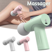 Mini pistola de masaje muscular, masajeador de mano de tejido profundo, pistola de terapia de Fascia - details 2