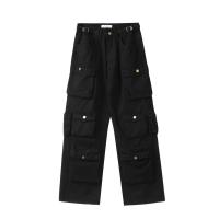 Pantalones de jogging apilados al aire libre para hombres y mujeres de carga universal para hombres, pantalones casuales sueltos de hip-hop con múltiples bolsillos - details 3