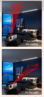 1 reloj despertador de proyección, temperatura de tiempo, reloj de proyección dual, pantalla grande LED de carga, función de repetición de dormitorio, despertador - details 6