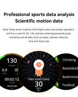 2024 Reloj inteligente para mujeres con pantalla táctil completa de 1,43 pulgadas -reloj de fitness avanzado con control de llamadas,mensajes y música,modo deportivo,clima,cronómetro,control de cámara,asistente de voz para iOS Android,Regalo de mujer - details 14