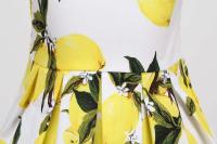 Vestido de Princesa de Verano Retro para Niña Hepburn Lentejuelas, Algodón Ligero, Estilo Vintage de los 50 - details 6