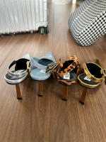 Zapatos vaqueros con estampado de leopardo para mujer con tacones de aguja - details 4