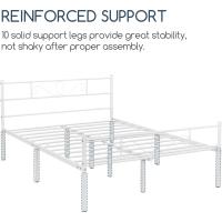 Cama Individual Hierro Cama Metálica para colchón de 90 x 190cm Cama Industrial Estructura Metal - details 85