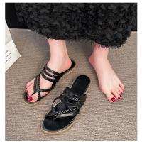 Sandalias de Mujer Verano 2025 Punta Redonda Moderna - Tejido Artesanal con Doble Estilo Playa y Ciudad - Zapatos Deportivo Elegante de Moda para Vacaciones (Estilo Havaianas) - details 14