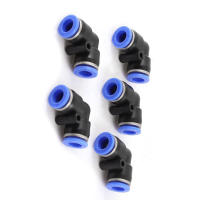 Accesorios de tubo de conector rápido para sistema de filtro de agua, codo de 5/16 pulgadas, 5 piezas - details 2
