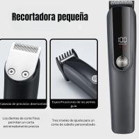 Juego de cortapelos profesional y recortadora MS-806 recortadora todo en uno, Kit 8 en 1 para afeitado masculino, recorte de barba, corte de pelo, nariz, orejas y más, con lámina ultraafilada, estuche, recargable - details 6