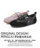 Cuero Forrest Gump zapatos primavera y verano nuevos deportes de fondo plano zapatos pequeños blancos zapatos casuales individuales de las mujeres - details 11
