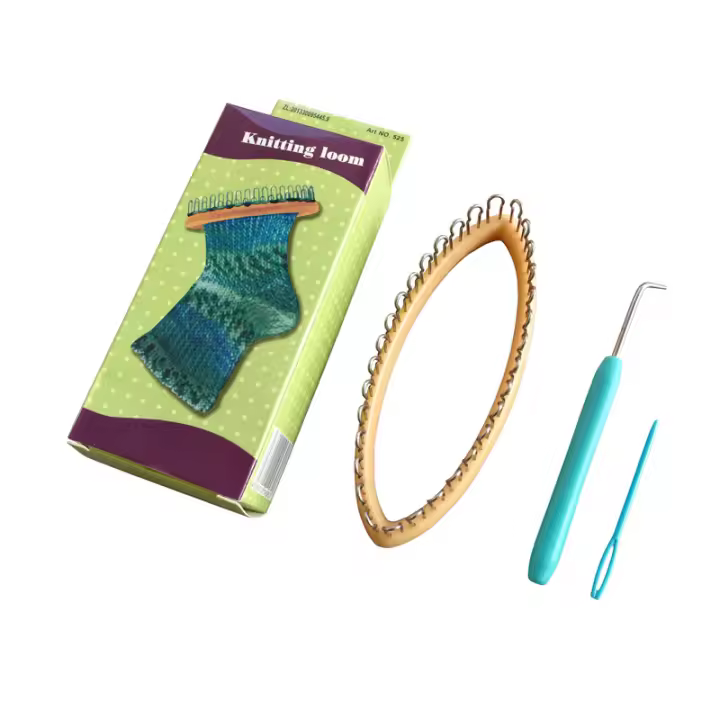 Aguja de Punto para Medias y Bufanda de Punto Herramienta de Costura DIY Artesanía de Punto de Lana con Pegajosa para Bufanda Gorro - 1