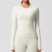 Camisetas de Entrenamiento Sin Costuras para Mujer Ropa Deportiva de Yoga de Manga Larga - details 20