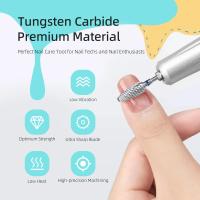 HYTOOS-brocas de carburo para uñas, broca rotativa profesional para uñas con llama, removedor de Gel acrílico para manicura, accesorios para uñas - details 1