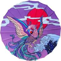 Paraguas de Bambú de Seda Hecho a Mano Arte Clásico de Baile Japonés Flor de Cercero para Bodas, Fiestas, Fotos - details 9