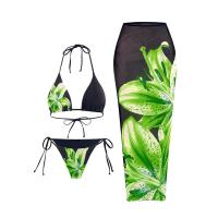 Nuevo estilo sexy traje de baño de tres piezas Charm Lily edición impresa personalizada - details 18
