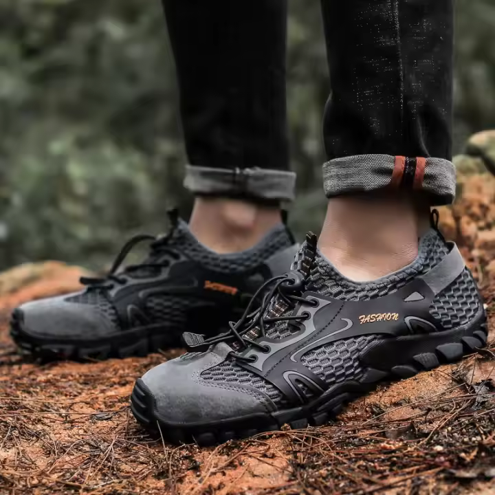 Calzado deportivo antideslizante para hombre, montañismo, montañismo - 1
