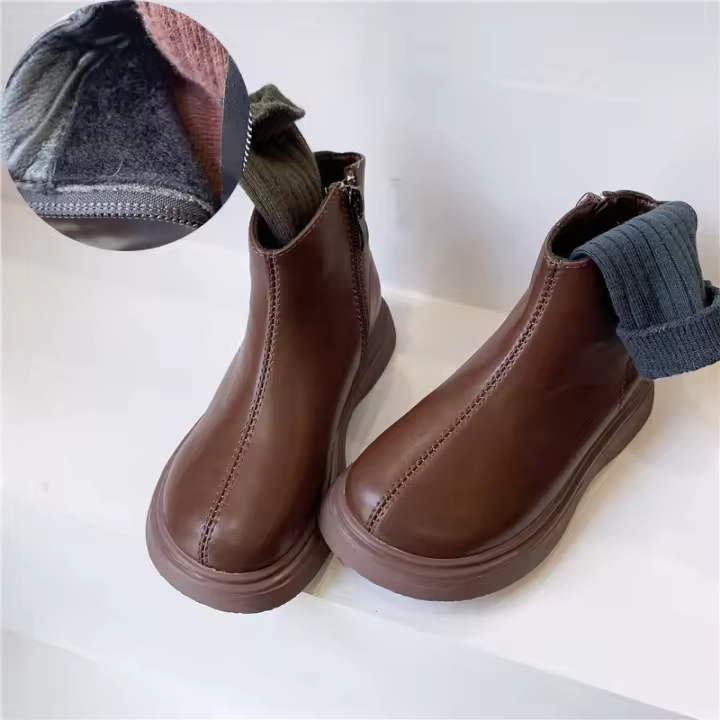 Niñas Botas cortas Fleece Niños Dos botas de algodón Botas de bebé - 1