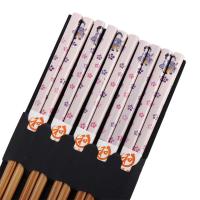 Vajilla hecha a mano con forma de gato, regalo de comida para Sushi, arroz Natural N1N, palillos, suministros de cocina, juego de vajilla - details 4