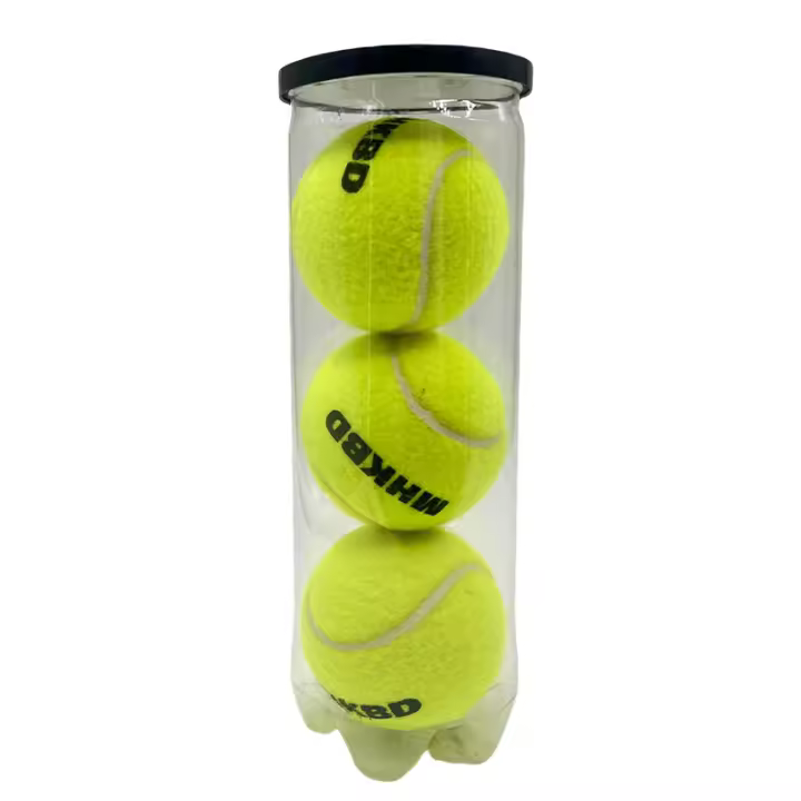 3 uds MHKND tenis de goma de fibra de alta elasticidad tenis profesional para competición pelotas de juego de entrenamiento al aire libre duraderas - 1