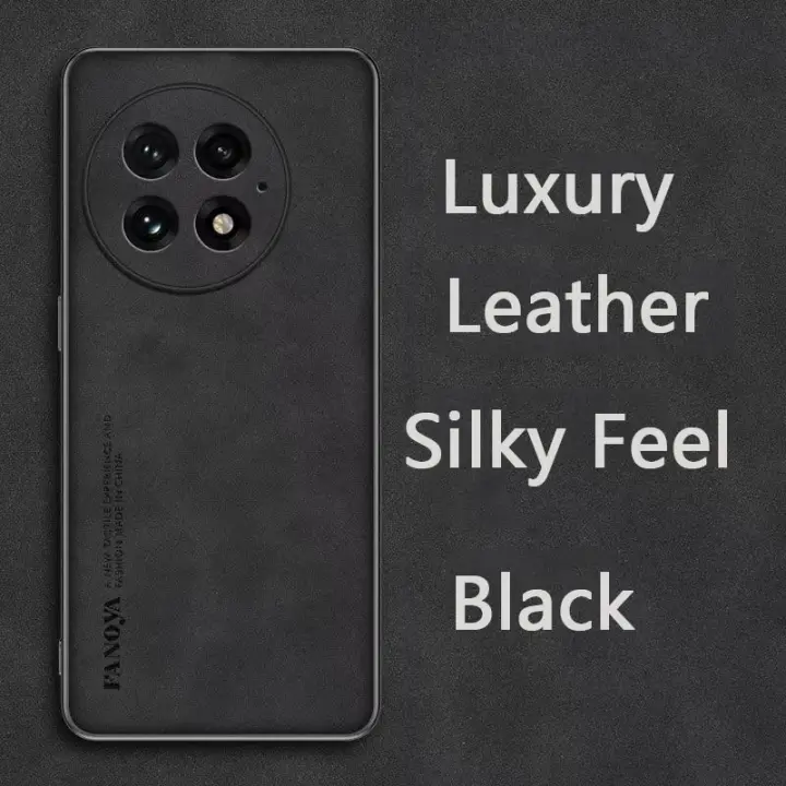 Teléfono empresarial de cuero retro OnePlus 13 5G, funda protectora a prueba de golpes para prevención de caídas - 1