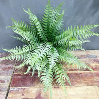 Helecho de Boston, flor artificial de 56 cm, planta de plástico verde, hojas hechas a mano, flor falsa, decoración del hogar de jardín, boda - details 6