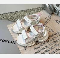 Sandalias deportivas para niños y niñas, zapatos informales de playa, malla de aire con dedos abiertos, transpirables, antideslizantes y suaves, Verano - details 2