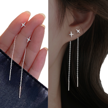 Yumilok - Pendientes Para Mujer, Niña, Plata 925, Pendientes De