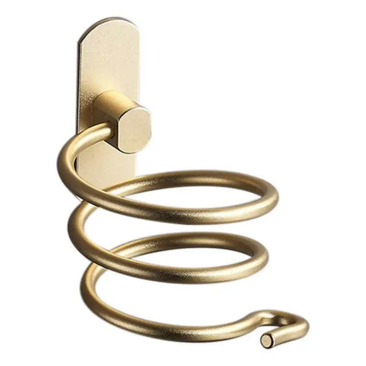 Soporte sin perforaciones, estante de almacenamiento para inodoro, colgador organizador, estante de almacenamiento, soporte para secador de pelo, accesorio de baño, estante para secador de pelo - 1