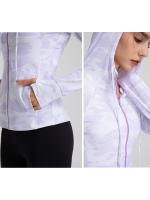Ropa con capucha y cremallera para mujer, Anti-UV50 de bolsillo con protección UV para correr al aire libre, protector solar para Fitness - details 4