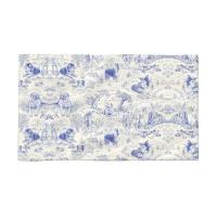 Toile De Jouy Toalla Algodón Francés Azul Marino Baño Ducha Deportes Yoga Toallas - details 32