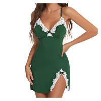 Venta caliente de camisones de encaje con tiras para mujer, vestido sexy, ropa de dormir, traje de mujer - details 1